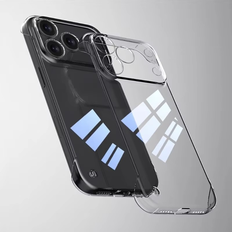 iPhone 18 Pro Max用、超薄型で透明なフレーム - Ultra Thin Frameless Phone Cover のレビューと価格