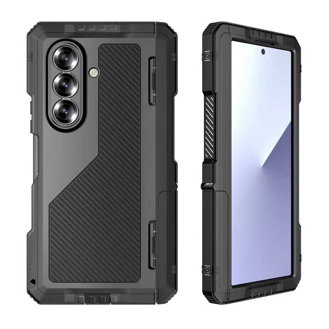 Samsung Z Fold 7 6 5 4用 耐衝撃 ミリ - Heavy Duty 360 Full Body Protective Case のレビューと価格