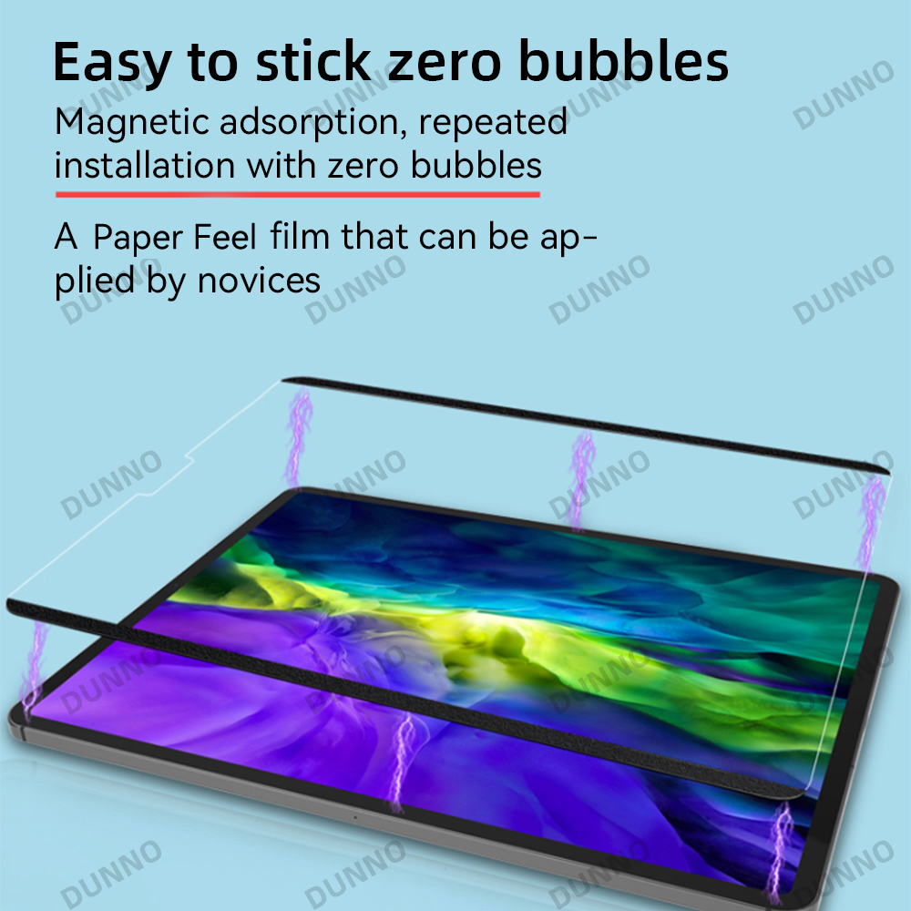 紙の感触のスクリーンプロテクターフィルム iPad Air  - Matte Anti Glare Screen Protector のレビューと価格